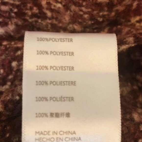 Standard/Cloth UO red textured woven knit shacket size M - Picture 6 of 7